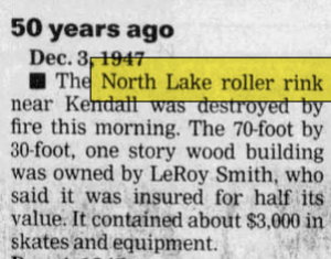 North Lake Roller Rink - Dec 01 1997 Article